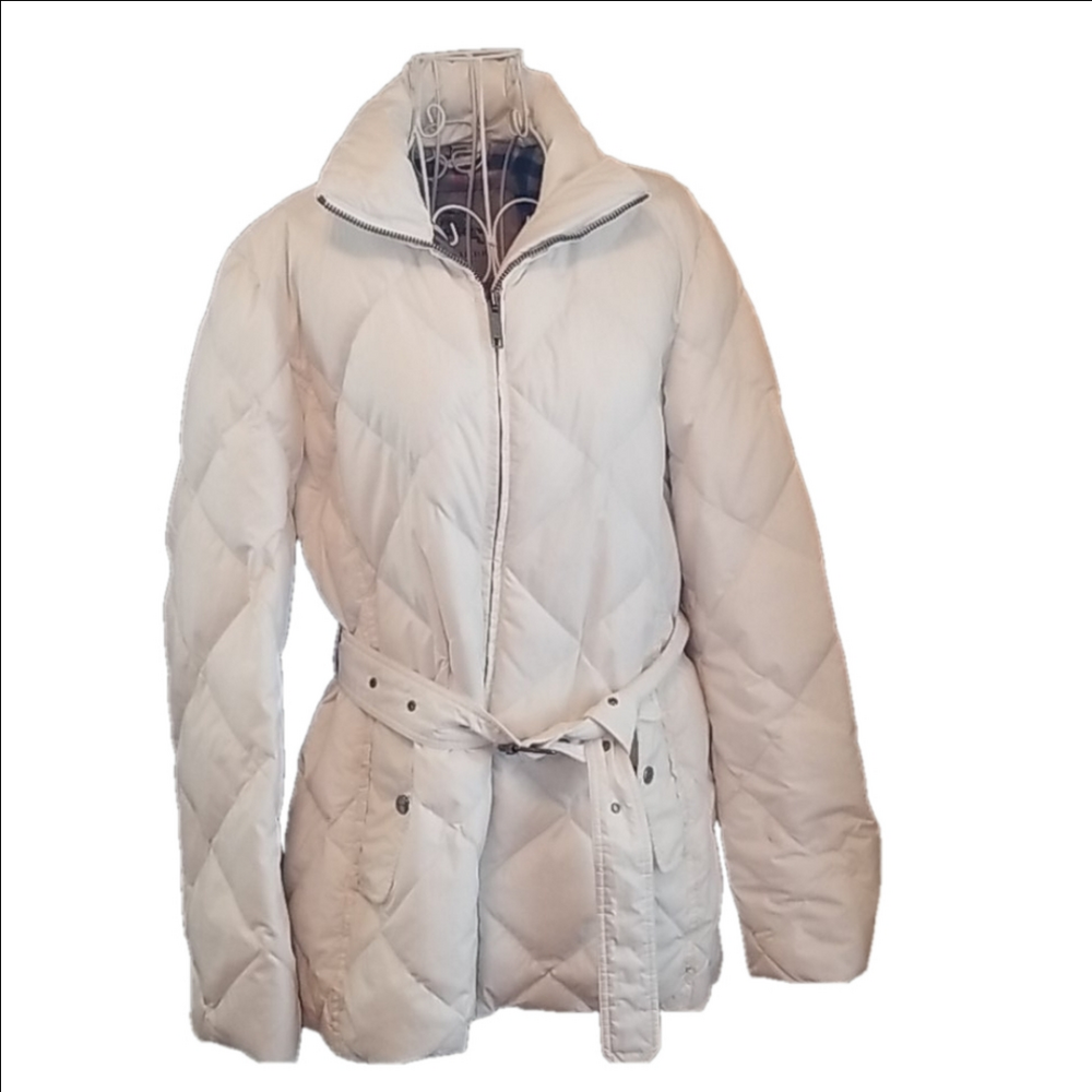 Burberry white coat